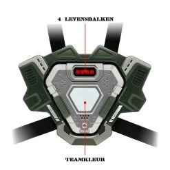 Light Battle Connect Geweer + Vest Metallic Groen 13 Light Battle Connect Geweer + Vest Metallic Groen -Goedkope Speelgoed light battle connect geweer vest metallic groen 5