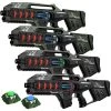 Light Battle Connect Lasergame Set - 4 Geweren + 2 Targets 2 Light Battle Connect Lasergame Set - 4 Geweren + 2 Targets -Goedkope Speelgoed light battle connect lasergame set 4 geweren 2 targets