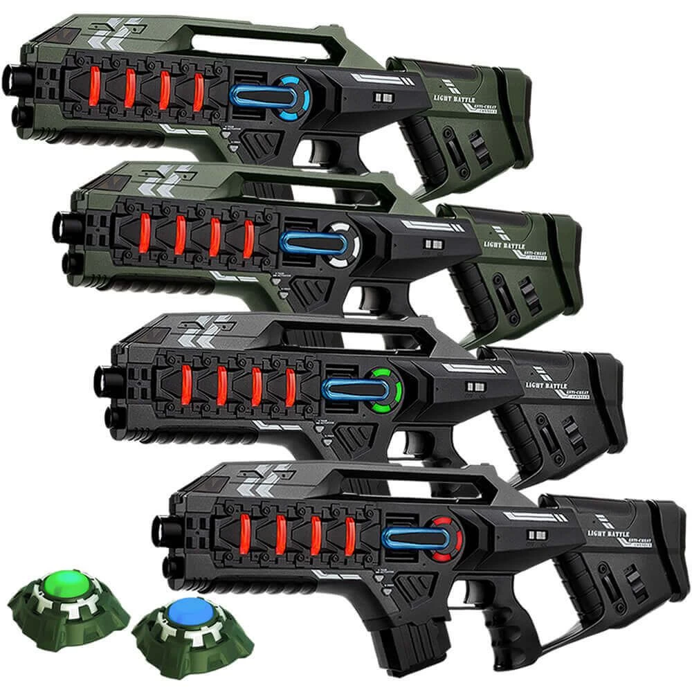 Light Battle Connect Lasergame Set - 4 Geweren + 2 Targets 3 Light Battle Connect Lasergame Set - 4 Geweren + 2 Targets