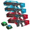 Light Battle Connect Lasergame Set - 4 Geweren Rood/Blauw + -Goedkope Speelgoed light battle connect lasergame set 4 geweren rood blauw 2 targets