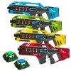 Light Battle Connect Lasergame Set - 4 Geweren (Rood, Groen, -Goedkope Speelgoed light battle connect lasergame set 4 geweren rood groen geel blauw 2 targets