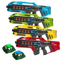 Light Battle Connect Lasergame Set - 4 Geweren (Rood, Groen,