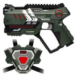 Light Battle Connect Lasergun - Metallic Groen + Vest