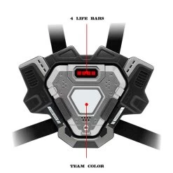 Light Battle Connect Lasergun + Vest - Metallic Grijs 15 Light Battle Connect Lasergun + Vest - Metallic Grijs -Goedkope Speelgoed light battle connect lasergun vest metallic grijs 6