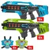 Light Battle Connect Mega Blasters + 12 Vesten - Blauw/Groen -Goedkope Speelgoed light battle connect mega blasters 12 vesten blauw groen