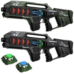 Light Battle Connect Mega Blasters - Groen/Grijs - 2 Lasergu