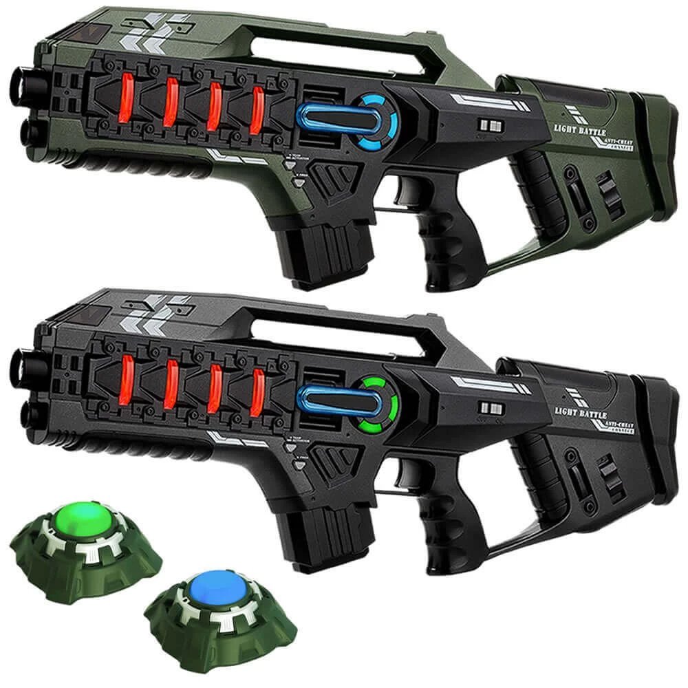 Light Battle Connect Mega Blasters - Groen/Grijs - 2 Lasergu 3 Light Battle Connect Mega Blasters - Groen/Grijs - 2 Lasergu