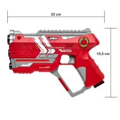 Light Battle Connect Set 4 Laserguns Rood/Blauw + 2 Targets -Goedkope Speelgoed light battle connect set 4 laserguns rood blauw 2 targets 1