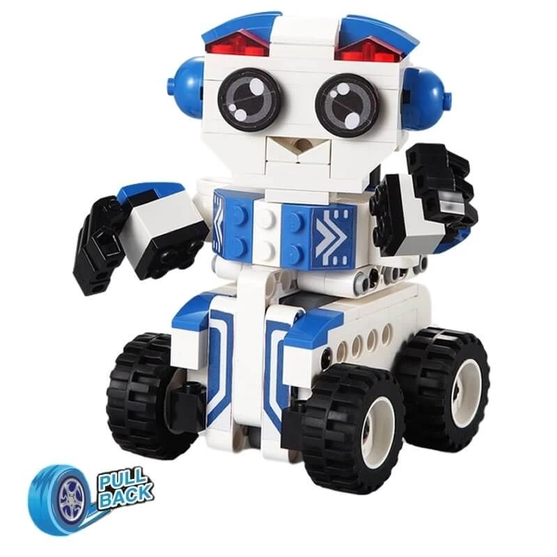 Pull Back Bobby Robot (2in1) 4 Pull Back Bobby Robot (2in1) - Afbeelding 2