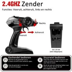 RC Auto Crawler - Rood -Goedkope Speelgoed rc auto crawler rood 8