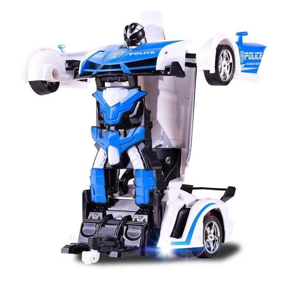 RC Transformer Politieauto En Robot 5 RC Transformer Politieauto En Robot - Afbeelding 3