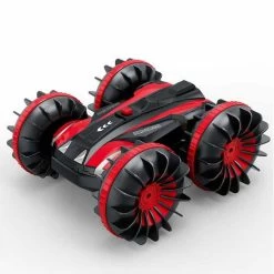 Stunt Auto 360° - Amfibie Voertuig Rood